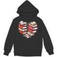 Book Lover Heart Shape Reading Librarian Valentine Men Women Unisex Hoodie Book Lover Heart Shape Reading Librarian Valentine Men Women Unisex Hoodie