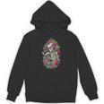 Book Lover Skeleton Reading With Dia De Los Muertos Flowers Unisex Hoodie Book Lover Skeleton Reading With Dia De Los Muertos Flowers Unisex Hoodie
