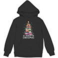 All Booked For Christmas Book Christmas Tree Lights Unisex Hoodie All Booked For Christmas Book Christmas Tree Lights Unisex Hoodie