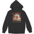 All Booked For Christmas Coquette Xmas Book Club Book Lovers Unisex Hoodie
