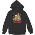 All Booked For Christmas Gingerbread Christmas Tree Book Kid Unisex Hoodie