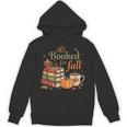 All Booked For Fall Books Coffee Fall Leaves Pumpkins Autumn Unisex Hoodie