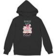 Bookish Babes Club Cute Pink Book Stack With Bow Unisex Hoodie