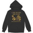 I Like Books And Dogs And Maybe 3 People Vintage Sayin Unisex Hoodie