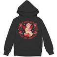 Books Are My Love Language Cupid Reading Book Valentines Day Unisex Hoodie