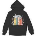 Books Lover Cute Sleepy Cat Relax Reading Vibe Unisex Hoodie