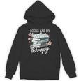 Books Are My Therapy Summer Reading Book Lovers Unisex Hoodie Books Are My Therapy Summer Reading Book Lovers Unisex Hoodie