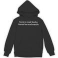 Born To Read Books Forced To Read Emails Office Quote Unisex Hoodie