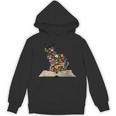 Cat Book Flowers Unisex Hoodie Cat Book Flowers Unisex Hoodie