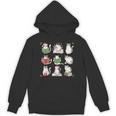 Cat Reading Book Funny Christmas Cat Book Lover Librarian Men Women Kids Unisex Hoodie