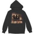 Cats Antique Books Academia Library Aesthetic Bookworm Unisex Hoodie