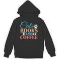 Cats Books And Coffee Unisex Hoodie