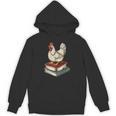 Chicken Books Back To School First Day Of School Boys Girls Unisex Hoodie