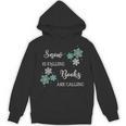 Christmas Shirts Snow Is Falling Books Are Calling Men Women Unisex Hoodie