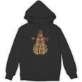 Christmas Snowman Made Of Books Holiday Reading Xmas Unisex Hoodie