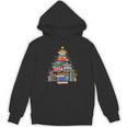 Christmas Tree Made Of Books Librarian Reader Holiday Unisex Hoodie Christmas Tree Made Of Books Librarian Reader Holiday Unisex Hoodie