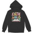 Color Our World Book Reading Program 2026 Summer Unisex Hoodie Color Our World Book Reading Program 2026 Summer Unisex Hoodie