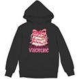 Coquette Bow All Booked For Valentine Book Lover Bookish Unisex Hoodie