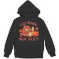 Cozy Readers Book Society Teacher Reading Floral Pumpkin Tee Unisex Hoodie