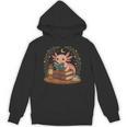 Cute Axolotl Reading Books Cozy Bookworm Unisex Hoodie Cute Axolotl Reading Books Cozy Bookworm Unisex Hoodie
