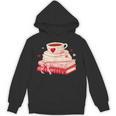 Cute Books And Coffee Crochet Valentines Day Tee For Couples Unisex Hoodie Cute Books And Coffee Crochet Valentines Day Tee For Couples Unisex Hoodie