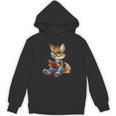 Cute Coyote With Book I Kids Coyote Unisex Hoodie