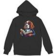 Cute Dog Basset Hound Reading Book Unisex Hoodie Cute Dog Basset Hound Reading Book Unisex Hoodie
