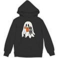 Cute Ghost Cat Reading Book Spooky Season Halloween Costume Unisex Hoodie Cute Ghost Cat Reading Book Spooky Season Halloween Costume Unisex Hoodie