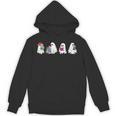 Cute Ghosts Reading Books Lover Spooky Season Halloween Unisex Hoodie