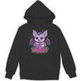 Cute Pastel Goth Bat Reading Book Unisex Hoodie