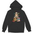 Cute Reading Chicken With Glasses Books Bookworm Reader Book Unisex Hoodie Cute Reading Chicken With Glasses Books Bookworm Reader Book Unisex Hoodie