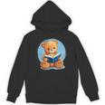 Cute Teddy Bear Reading Book Fun Unisex Hoodie