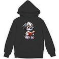 Dalmatian Reading a Book Dog Unisex Hoodie