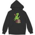 Dino Reading Read Reading Librarian Book Men Boys Kids Unisex Hoodie Dino Reading Read Reading Librarian Book Men Boys Kids Unisex Hoodie
