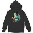 Dragon With Book Unisex Hoodie Dragon With Book Unisex Hoodie