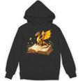 Dragon Fantasy Book Lover Bookish Reader Bookworm Wildflower Unisex Hoodie