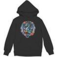 Dragon Reading Book Girls Kids Bookworm Book Lover Unisex Hoodie