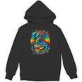 Dragon Reading Colorful Fantasy Book Lover Unisex Hoodie