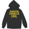 Dungeon Crawler Carl Yellow Text Logo LitRPG Series Book Unisex Hoodie Dungeon Crawler Carl Yellow Text Logo LitRPG Series Book Unisex Hoodie