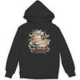 Easily Distracted By Books Book Wildflowers Book Lovers Unisex Hoodie