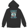Easily Distracted By Books And Dragons Nerds Unisex Hoodie Easily Distracted By Books And Dragons Nerds Unisex Hoodie