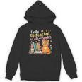 Easily Distracted By Cats And Books Book & Cat Lover Unisex Hoodie