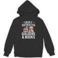 Easily Distracted By Goldens & Books Golden Retriever Dog Unisex Hoodie Easily Distracted By Goldens & Books Golden Retriever Dog Unisex Hoodie