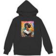 Educated Afro Girl Reading Book Lover History Month Unisex Hoodie