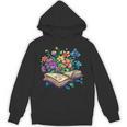 Enchanted Open Book With Blooming Flowers Unisex Hoodie Enchanted Open Book With Blooming Flowers Unisex Hoodie