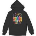 Equality Book LGBTQ Wildflowers Equal Rights Gay Kindness Unisex Hoodie
