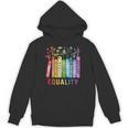 Equality Books Peace Love Compassion LGBT Gay Lesbian Pride Unisex Hoodie