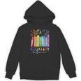 Equality Hurts No One Floral Books LGBTQ Gay Les Pride Month Unisex Hoodie