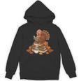 Fall Book Vintage Turkey Thanksgiving Reading Book Lovers Unisex Hoodie Fall Book Vintage Turkey Thanksgiving Reading Book Lovers Unisex Hoodie