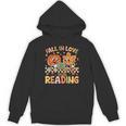 Fall In Love With Reading Autumn Pumpkin Teacher Book Lover Unisex Hoodie Fall In Love With Reading Autumn Pumpkin Teacher Book Lover Unisex Hoodie